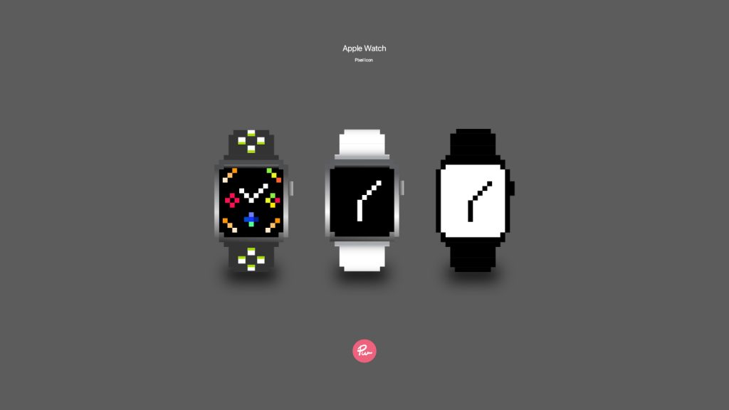 Apple Watch pixel icon cutom design